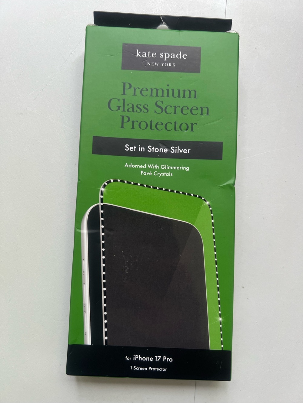 kate spade Premium Glass Screen Protector for iPhone 17 Pro